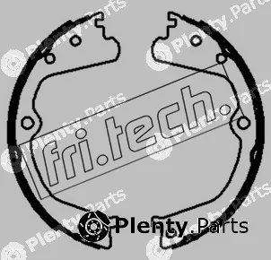 fri.tech. 1253.768 — Brake Shoe Set, parking brake