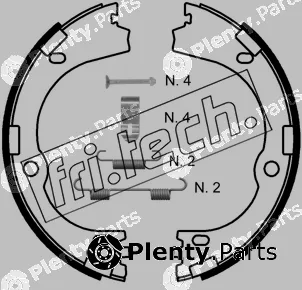 fri.tech. 1253.752K — Brake Shoe Set, parking brake