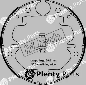 fri.tech. 1115.316 — Brake Shoe Set, parking brake