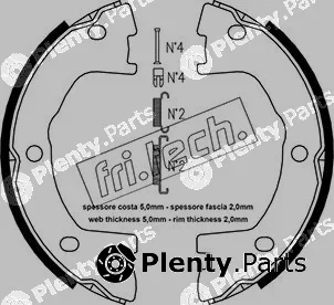 fri.tech. 1034.101K — Brake Shoe Set, parking brake