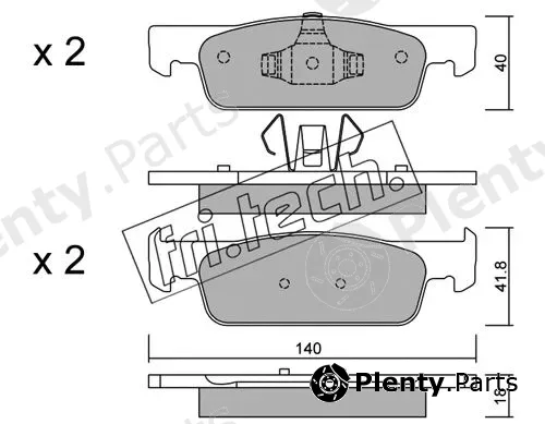 fri.tech. 991.0 — Brake Pad Set, disc brake