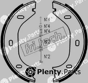 fri.tech. 1019.021K — Brake Shoe Set, parking brake