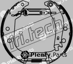 fri.tech. 16399 — Brake Shoe Set Kit premounted