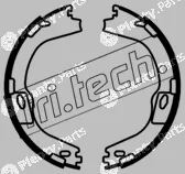 fri.tech. 1253.686 — Brake Shoe Set, parking brake