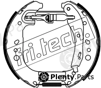 fri.tech. 16546 — Brake Shoe Set Kit premounted
