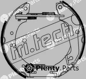 fri.tech. 16370 — Brake Shoe Set Kit premounted