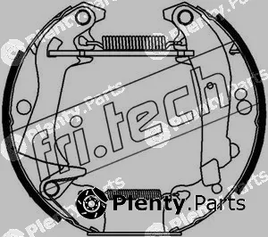 fri.tech. 16131 — Brake Shoe Set Kit premounted