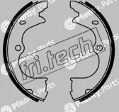 fri.tech. 1253.743 — Brake Shoe Set, parking brake