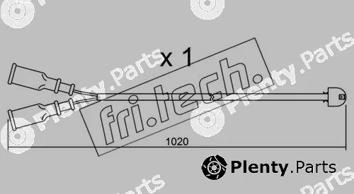 fri.tech. SU.089 — Warning Contact, brake pad wear