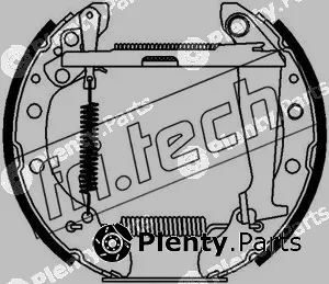 fri.tech. 16072 — Brake Shoe Set Kit premounted