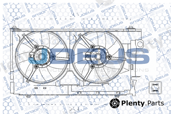 Jdeus EV07M410 — Fan, engine cooling