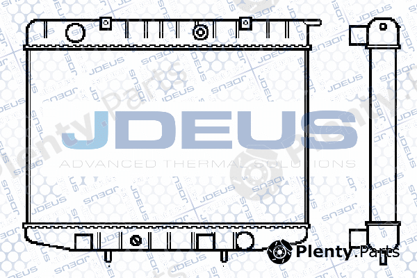 Jdeus 020M25 — Radiator, engine cooling