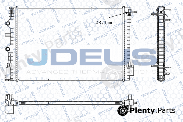 Jdeus M-075004X — Low Temperature Cooler, charge air cooler