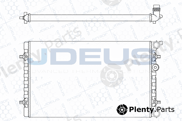 Jdeus M-001019A — Radiator, engine cooling