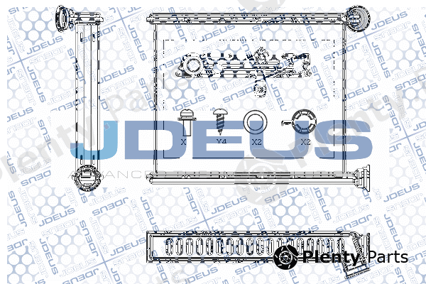 Jdeus M-2210510 — Heat Exchanger, interior heating