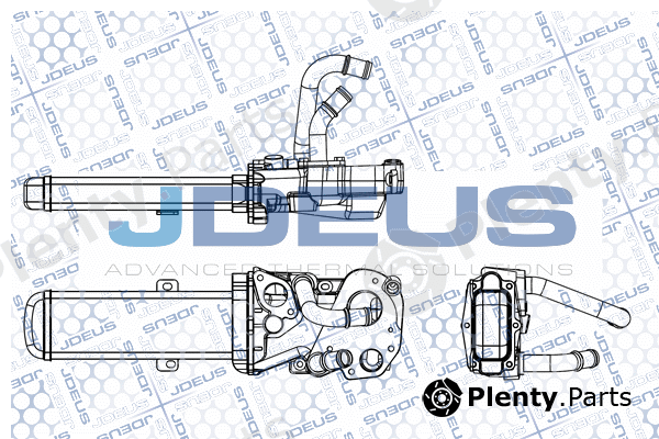 Jdeus EG001009C — Cooler, exhaust gas recirculation