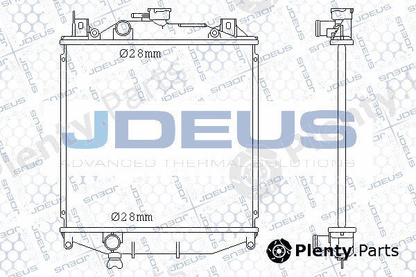Jdeus 042M05 — Radiator, engine cooling