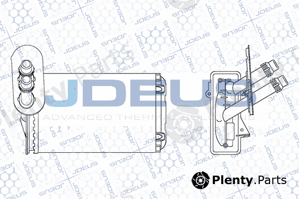 Jdeus M-2010190 — Heat Exchanger, interior heating