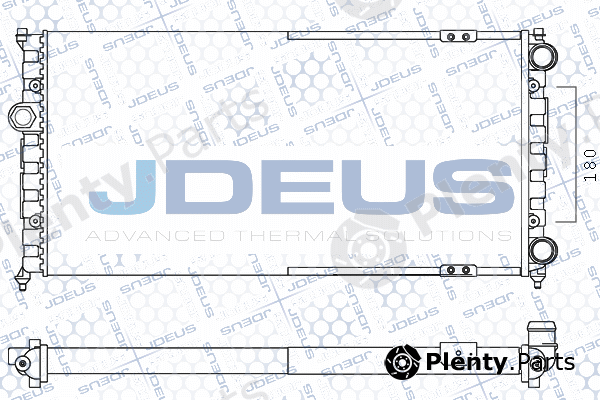 Jdeus M-0250230 — Radiator, engine cooling