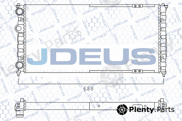 Jdeus 025M19 — Radiator, engine cooling