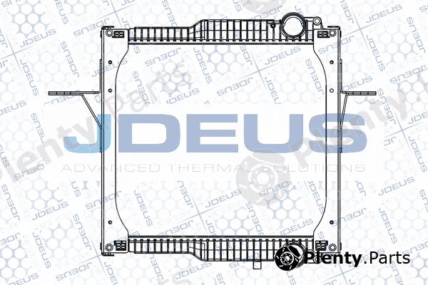 Jdeus M-1230120 — Radiator, engine cooling