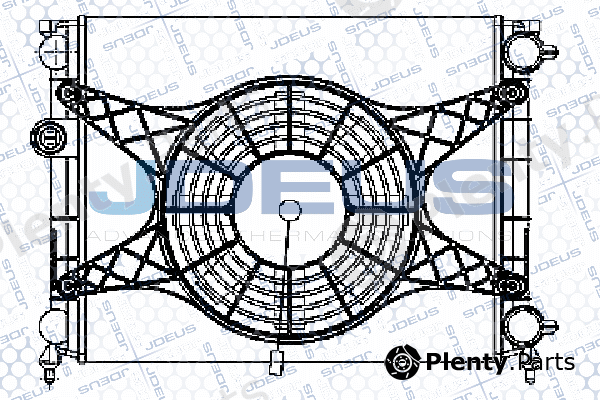 Jdeus RA0390041 — Radiator, engine cooling