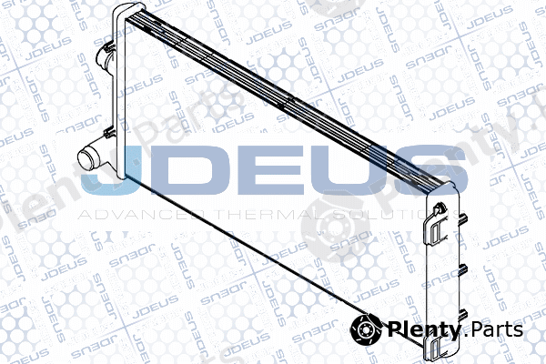 Jdeus RA0110720 — Radiator, engine cooling