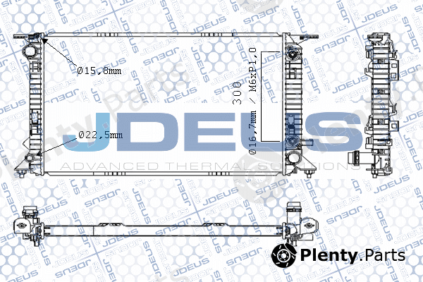 Jdeus M-0010460 — Radiator, engine cooling