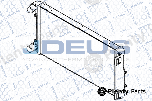 Jdeus RA0111000 — Radiator, engine cooling