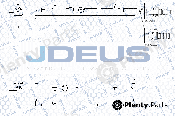 Jdeus RA0210341 — Radiator, engine cooling