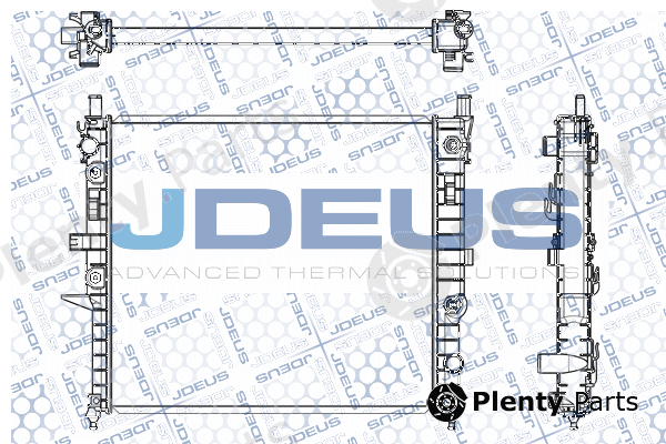 Jdeus M-0171260 — Radiator, engine cooling