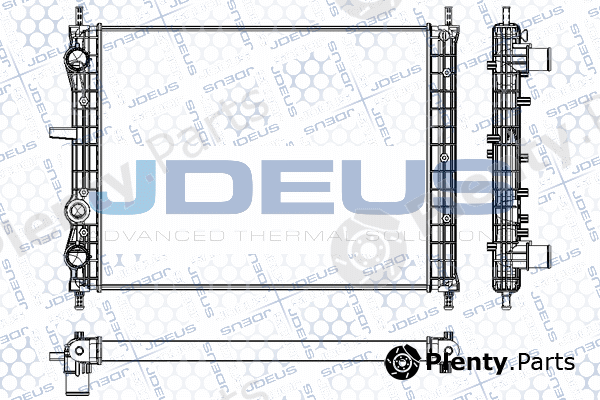 Jdeus RA0110470 — Radiator, engine cooling