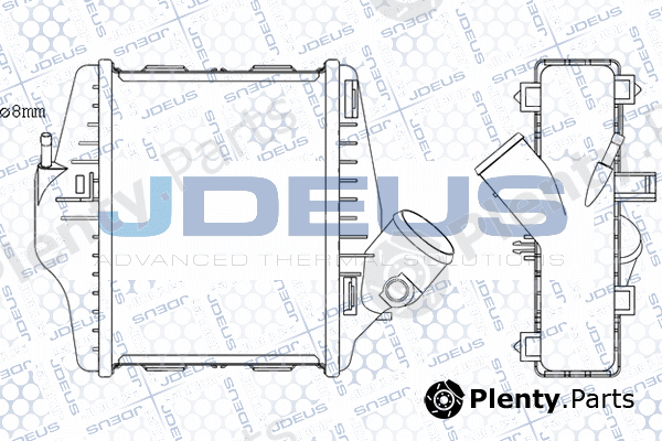 Jdeus M-875002A — Charge Air Cooler
