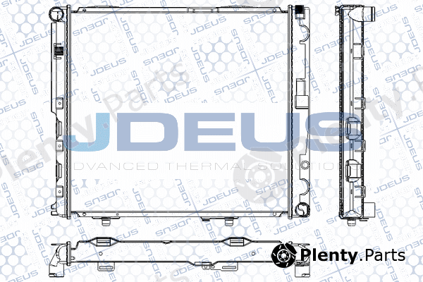 Jdeus RA0170490 — Radiator, engine cooling