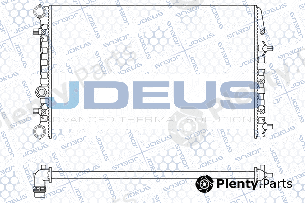 Jdeus M-0250080 — Radiator, engine cooling