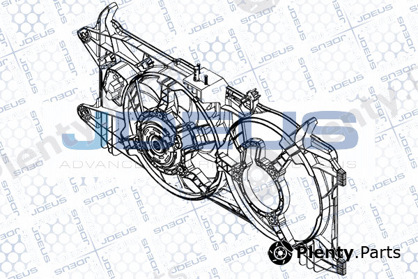 Jdeus EV847600 — Fan, engine cooling