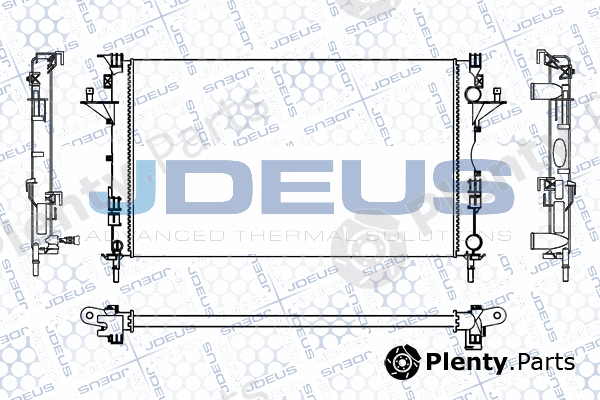 Jdeus M-0230680 — Radiator, engine cooling