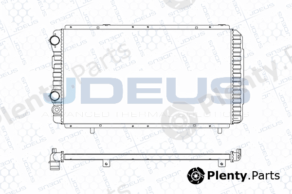 Jdeus M-0110180 — Radiator, engine cooling