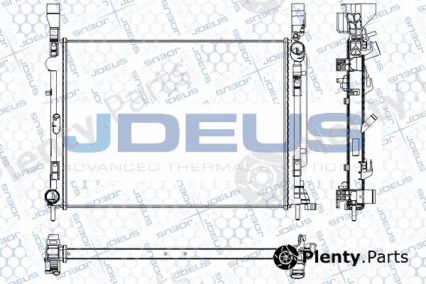 Jdeus RA0231060 — Radiator, engine cooling