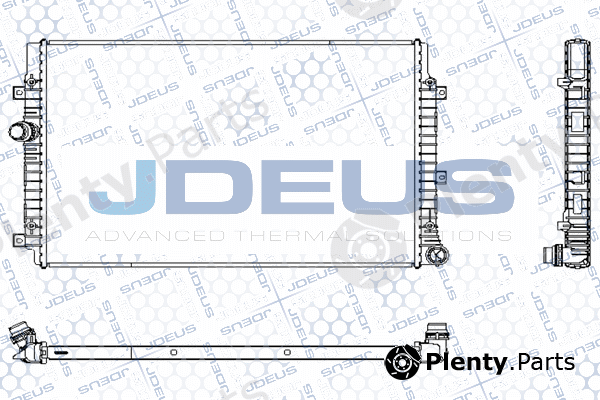 Jdeus M-0300750 — Radiator, engine cooling