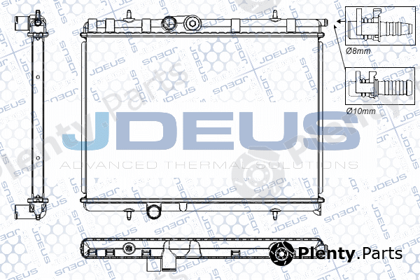 Jdeus RA0210310 — Radiator, engine cooling