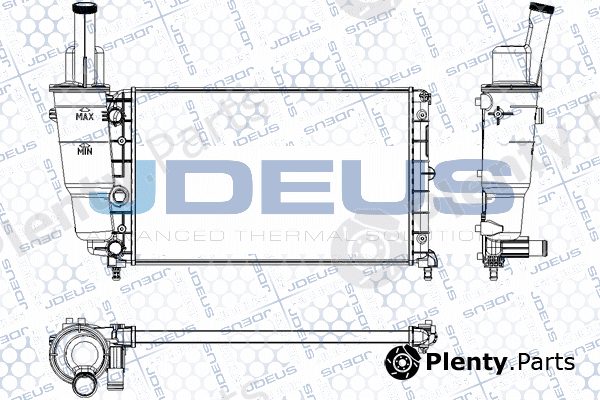 Jdeus RA0110340 — Radiator, engine cooling