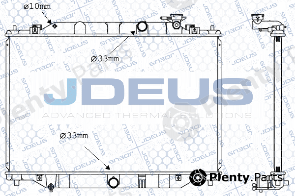 Jdeus M-0160390 — Radiator, engine cooling
