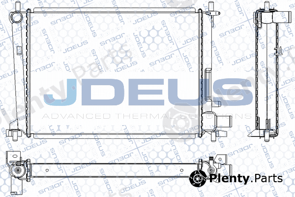 Jdeus RA0120860 — Radiator, engine cooling