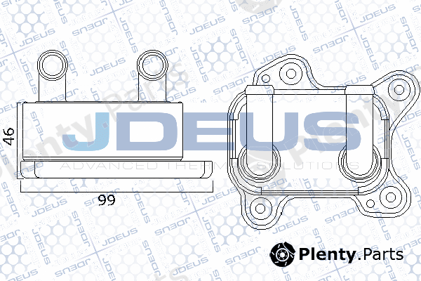 Jdeus 420M85A — Oil Cooler, engine oil