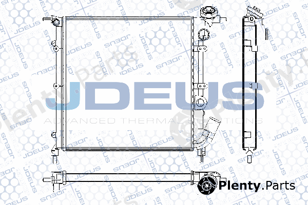 Jdeus RA0230271 — Radiator, engine cooling