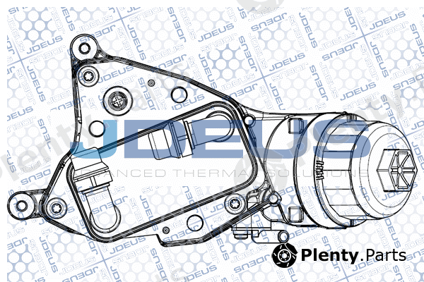 Jdeus M-4111260 — Oil Cooler, engine oil