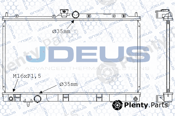 Jdeus M-0180350 — Radiator, engine cooling