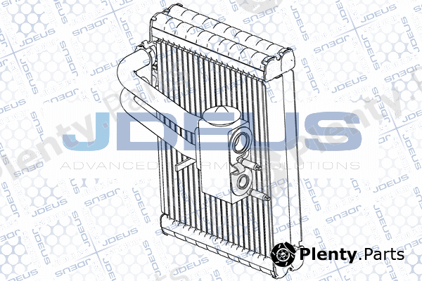 Jdeus RA9070060 — Evaporator, air conditioning