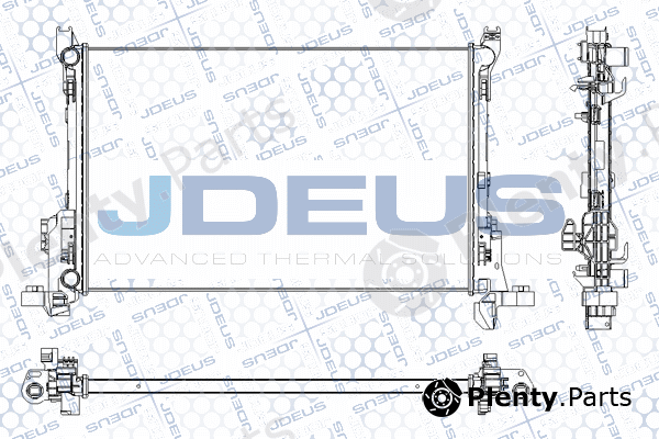 Jdeus RA0231140 — Radiator, engine cooling